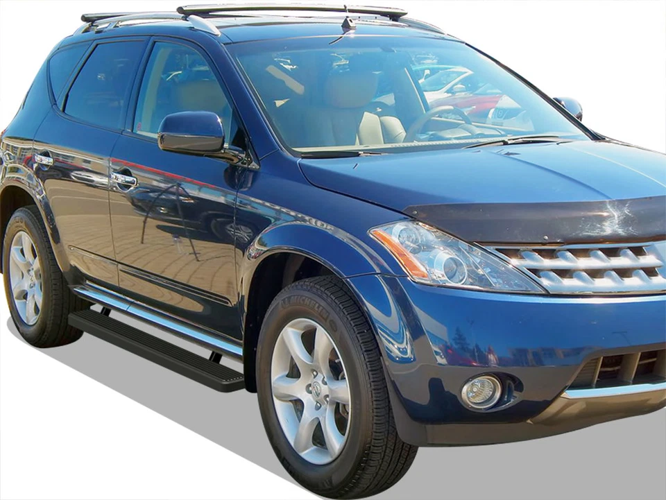 SUPERADAS estriberas 4" negro mate ajuste 03-08 Nissan Murano Foto 2 de 4