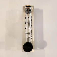 King Instrument Company Flowmeter P/N 75301112C17, 4 SCFM, 1/4"FNPT