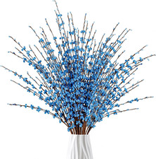10 Pcs 29.5    Long Artificial Jasmine Flowers Tall Fake Flower Bouquet Faux Jasm