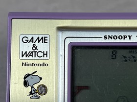 Nintendo Game & Watch Wide Screen Snoopy Tennis (SP-30) Original (1982)