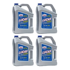 Lucas Oil 10076 SAE 15W40 Magnum High TBN CI-4 Engine Oil, 4 Gallon