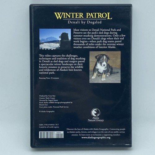 Winter Patrol: Denali by Dogsled DVD Alaska National Park Preserve Natural World - Picture 2 of 4
