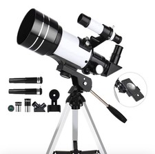 Telescope for Adults Kids, 70mm Aperture 300mm Refractor Telescope