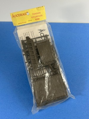 Accurail #0200 Timber Overpass HO plastic model kit N.O.S. C-7 sealed
