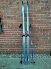Used ELAN FW 242 Cross Country Skis with Bindings and Ski Boots, poles includes.