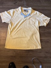 Vintage OP Ocean Pacific Yellow Polo Shirt Large