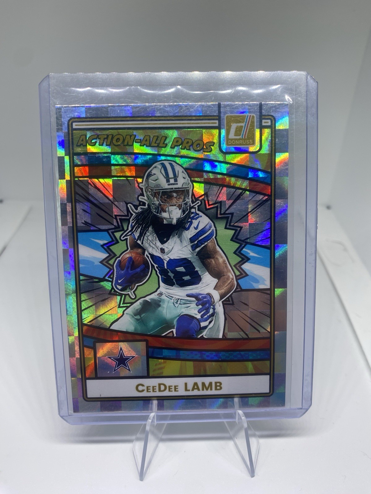 2025 Panini Donruss CeeDee Lamb - Action All Pros - Checkerboard Foil - Cowboys