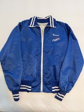 Vintage LA Dodger 100th Aniversary Satin-Blue Jacket with "Nomo" stitching