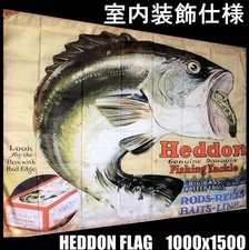 HEDDON Old Heddon Flag Indoor/Garage Decor 1000x1500 Used
