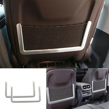 Funda Borde Plateado Titanio Apto para Benz GLE GLS Asiento Respaldo Bolsa de Almacenamiento 20-2022