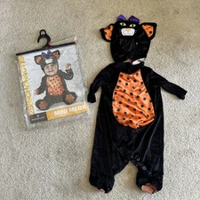 Infant Toddler Mini Meow Cat Halloween Costume 0-6mos XS