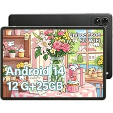 10.1 Inch Android 14 Tablet GMS Certification PC 12GB RAM 256GB ROM 1920 1200 HD