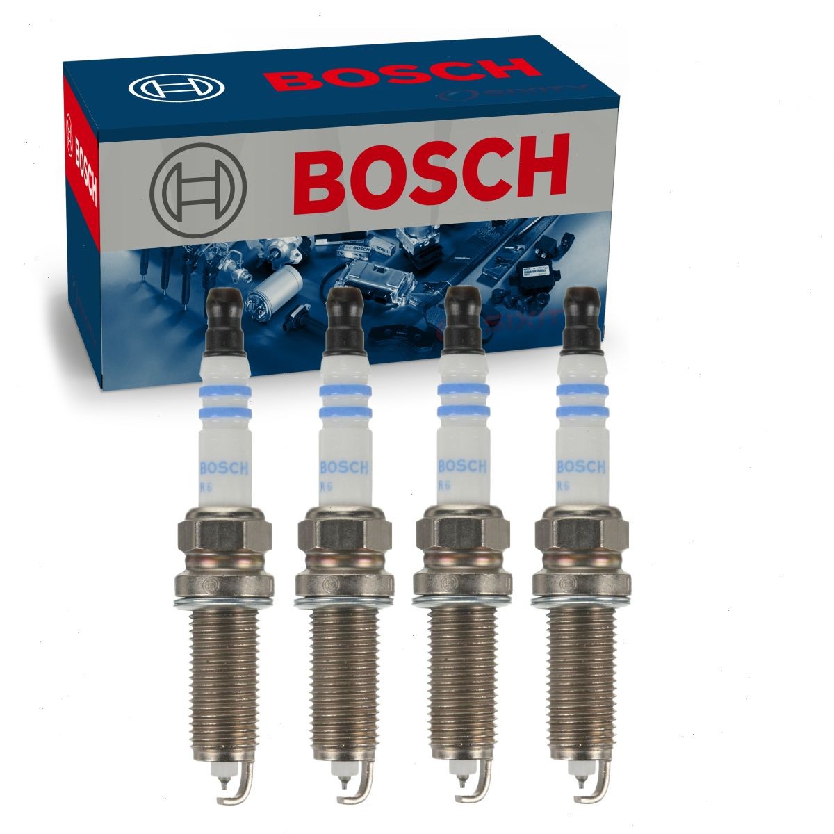 4 pc Bosch Double Iridium Spark Plugs for 2012-2016 Subaru Impreza 2.0L H4 xb