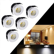 3W LED Recessed Mini Spot Light Lamp Cabinet Closet Ceiling Downlight Fixture