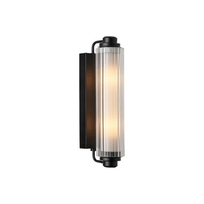 Nordlux Nimal Double Wandleuchte IP44 schwarz Spiegelleuchte Wandlampe Leuchte - Bild 1 von 4