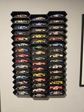1:64 Scale 5 Car Display Case - Hot Wheels Matchbox Diecast Cars Wall Mountable