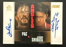 2025 AEW SP Signature Pac & Katsuyori Shibata Angles Dual Autos