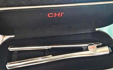 CHI G2 Special Edition 1" Titanium Hairstyling Iron Gold Plates Velvet Case N