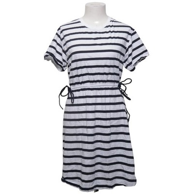 Race Marine, Kleid, Größe: M, Blau/Weiß, Baumwolle, Streifen, Damen #EzP