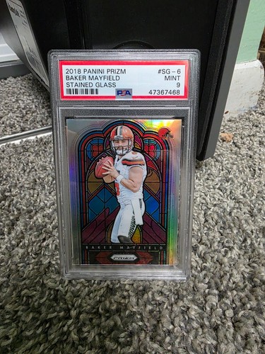 Baker Mayfield [Prizm] #SG-6 2018 Panini Prizm Stained Glass card