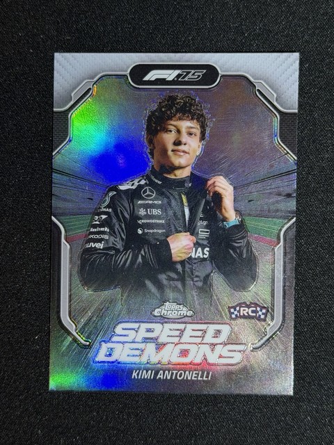 2025 Topps Chrome Formula 1 F1 - Speed Demons Kimi Antonelli #SD-1 (RC)