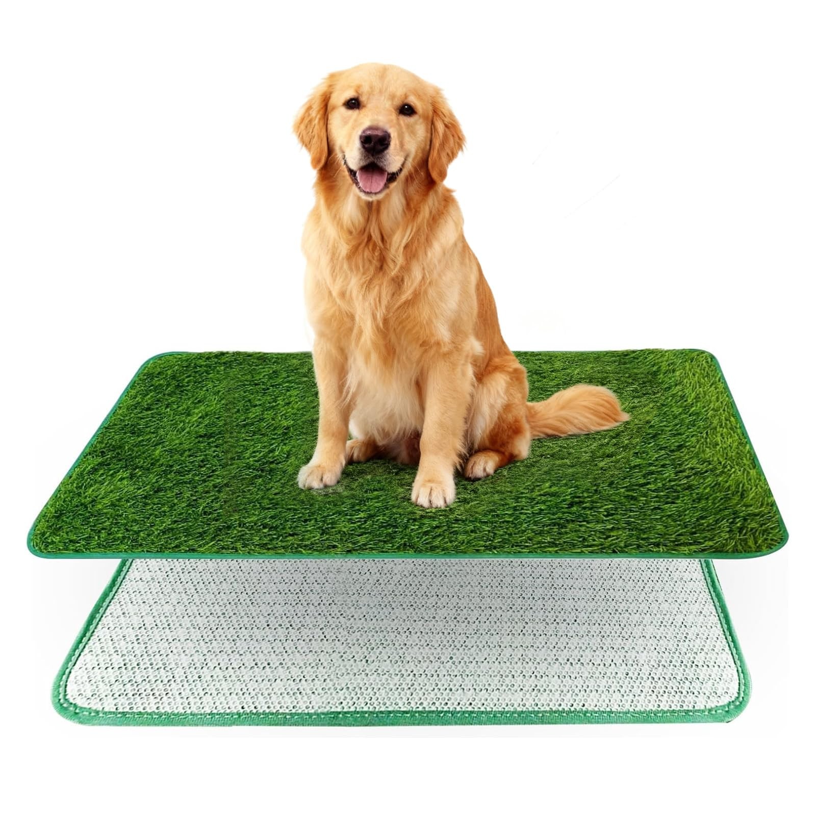 Gazon artificiel de toilette pour chien propreté chiot herbe synthétique 71 cm