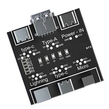 USB C Data Cable Tester For Type C Smartphone Chargers Heat Resistant ABS