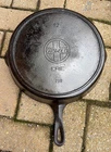Griswold Erie Slant Logo #12 719 Restored Vintage Cast iron Skillet, Ghost Marks