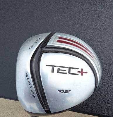 MENS TEC PLUS GOLF CLUB 10.5 Degree High Launch Low Spin R Flex Shaft LH 44