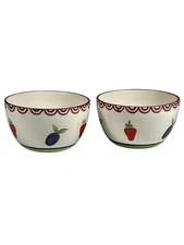 2 Pfaltzgraff Everyday SOMMERSBY  Deep Soup Salad Cereal Bowls MINT