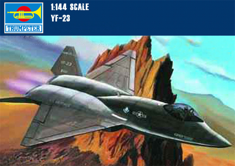 Trumpeter 01332 1/144 Scale USA YF-23 LightningⅡ Fighter Trumpeter 01332 1/144 Scale USA YF-23 LightningⅡ Fighter