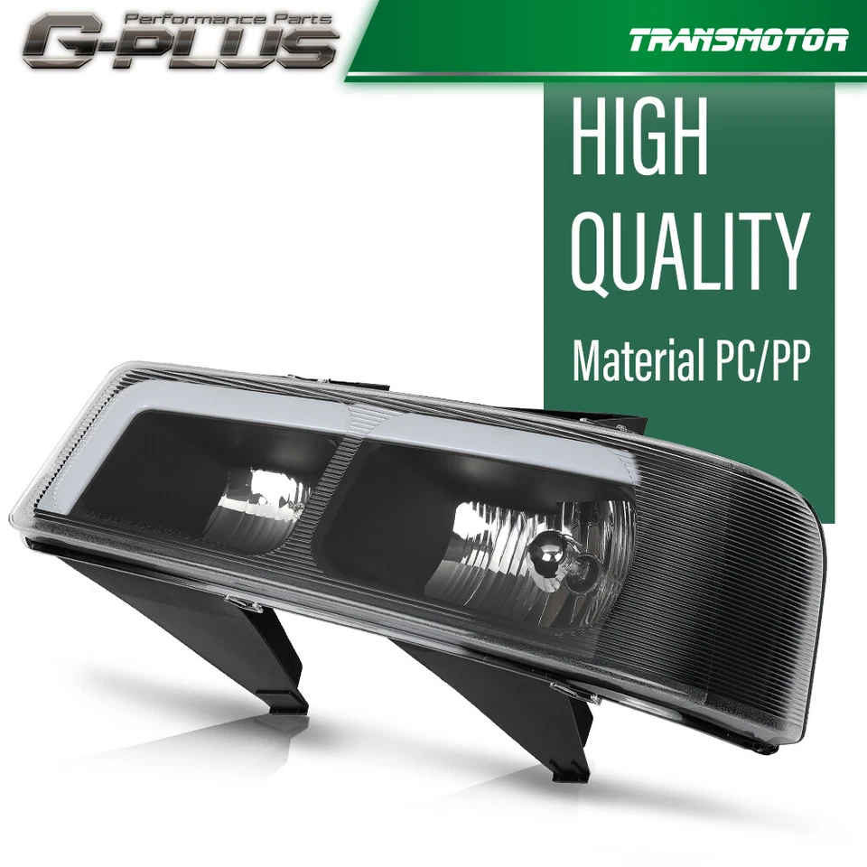 Faros LED negros aptos para Chevy Express GMC Savana Van 2003-2019 Foto 4 de 4