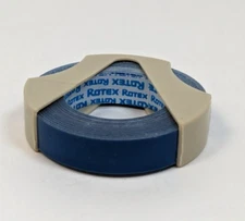 Rotex Embossing Tape 3/8" Matte Blue Avery Vintage (1 Full Roll)