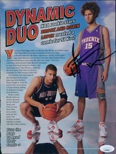 Robin Lopez Phoenix Suns Signed 8x10.5 Cut Magazine Page JSA Authenticated