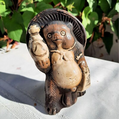 Tanuki Japanese Raccoon Dog Shigaraki Happy from Japan | eBay