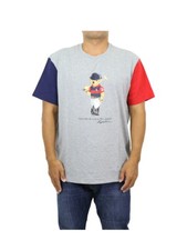 Polo Ralph Lauren Men's Classic Fit Paneled Preppy Bear Polo Bear Crew T-Shirt