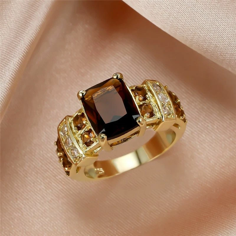 Yodowel Birthstone Rings for Women CZ Crystal Rings for India | Ubuy