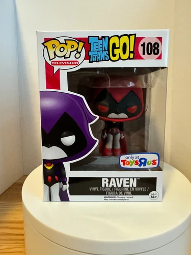 Funko POP! Teen Titans GO!: Raven 108 (Red) - Toys R' Us Exclusive