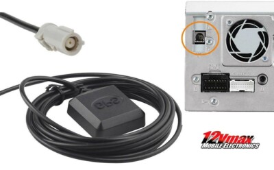 Pioneer GPS Navigation Antenna Round Gray AVICN5 AVICZ1 AVICZ2 AVICZ3 AVICD3