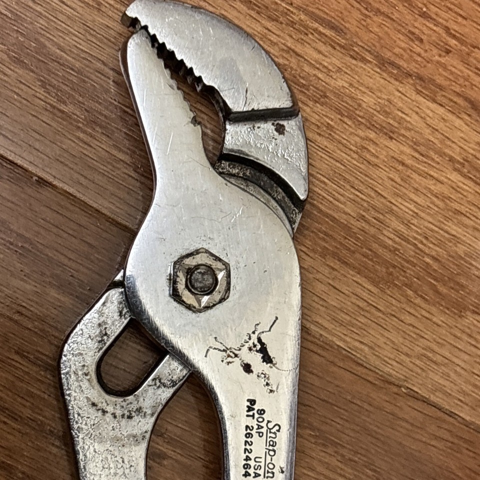 Snapon 90AP SlipJoint Interlocking Pliers 9" Red Grip eBay