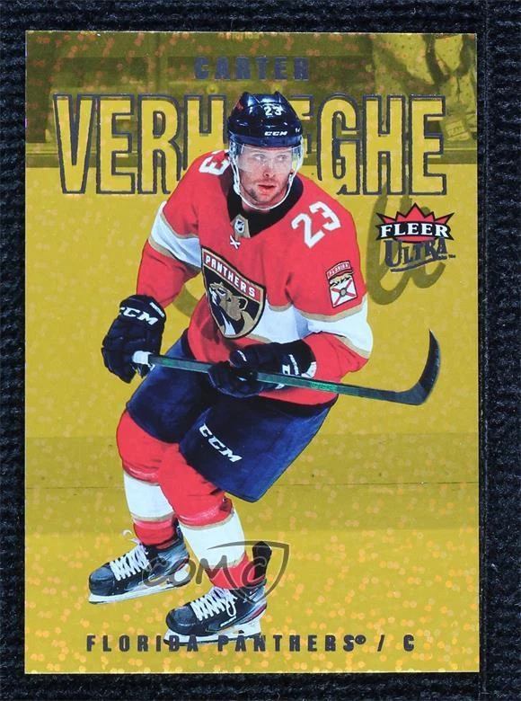 2021-22 Upper Deck Fleer Ultra Gold Speckled Rainbow Foil Carter Verhaeghe #67