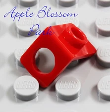 NEW Lego RED MINIFIG NECK BRACKET Package Holder Back Plate Gear w/Stud-Knob