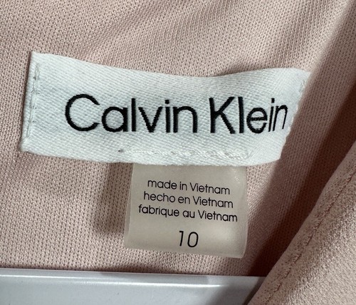 Calvin Klein NWT Elegant sleeveless pink Sheath Dress size 10, NWT $134 - Picture 2 of 6