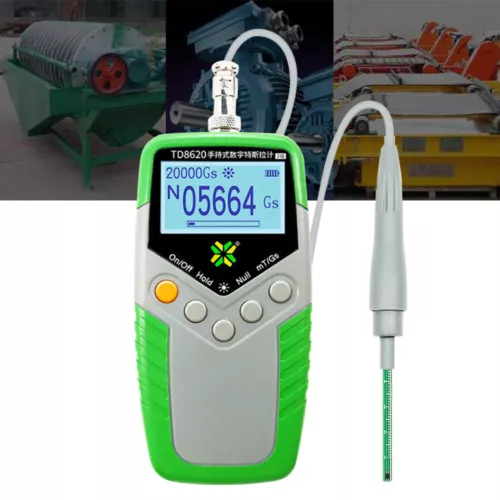 Handheld Tesla Gauss Meter Magnetometer Digital Magnetic Field Tester Flux Meter - Picture 6 of 18
