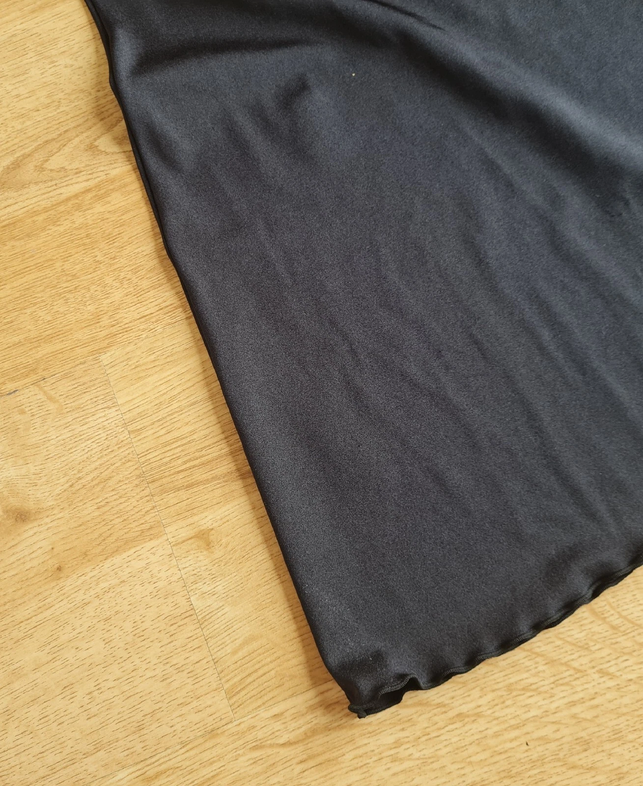 ABITO DONNA NERO MOSCHINO MARE CON SPALLINE STILE SLIP ELASTICIZZATO TAGLIA UK 36