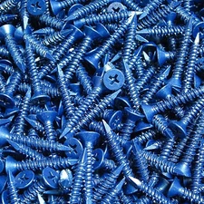 (500) 3/16" X 1-1/4" Phillips Flat Head Masonry Concrete Screw Tapcon Anchor 