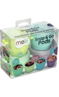 Melii Snap and Go Pods 4oz - 4 Pack