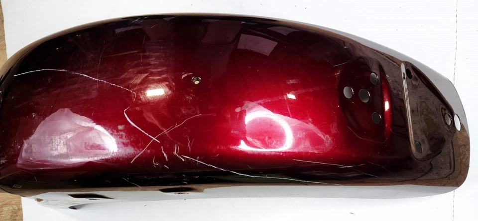 07 Mulberry Red Triumph America Rear Wheel Fender - Image 3 of 4
