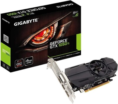 GIGABYTE GTX 1050 Ti  OC Low Profile  Video Card GV-N105TOC-4GL OEM NEW