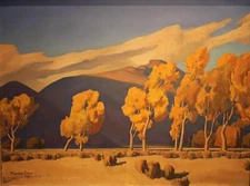 Maynard Dixon November in Nevada 1935 17"x 22" Archival Art Print